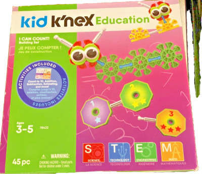Kid K'nex I Can Count! Preschool Education Building Set Stem Learning(45 pieces)