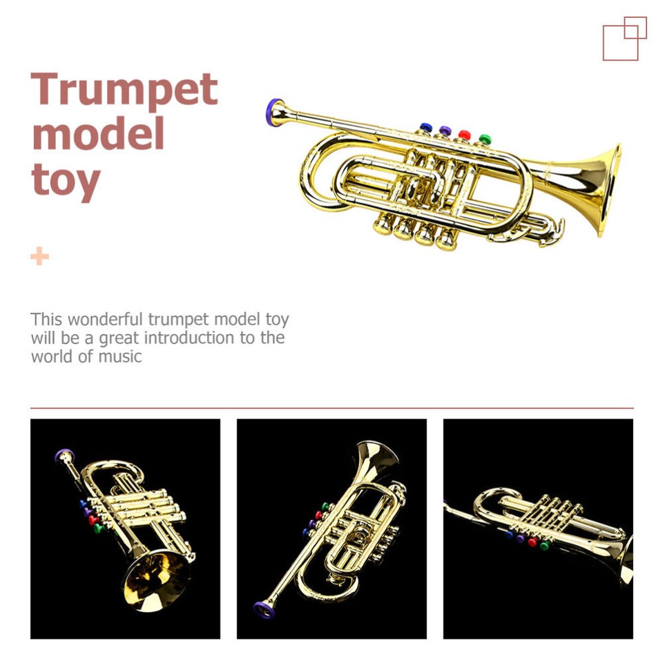 Instruments Beginner Plastic Trumpet Toy Trumpet Children Friends eBay