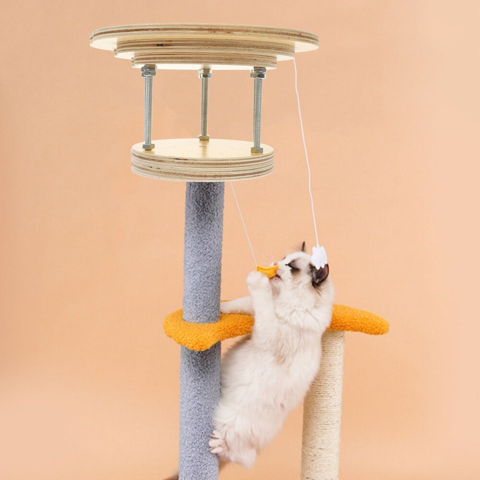 Kitten Accessory Cat Climbing Frame Accessories Home Decoration Post Scratching eBay