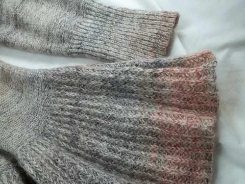 Anthropologie Knitted & Knotted Cardigan Ombre Mohair Wool Blend Peplum Cody Lg - Picture 13 of 14