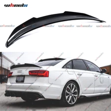 FOR 2012-2018 AUDI A6 S6 C7 C7.5 PSM STYLE HIGH KICK CARBON FIBER TRUNK SPOILER