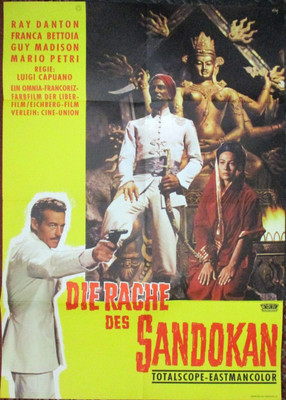 RAY DANTON + DIE RACHE DES SANDOKAN + A1 + KINOPLAKAT +