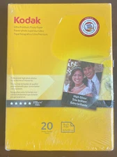 Kodak Ultra Premium Photo Paper 20 Sheets High Gloss 5x7 - Brand New Sealed