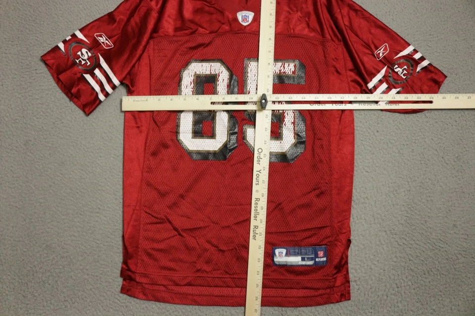 Camiseta De Colección Vernon Davis San Francisco 49ers Niños 14-16 Grande Roja NFL Foto 2 de 4