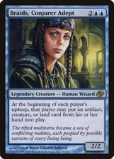 Braids, Conjurer Adept Planar Chaos HEAVILY PLD Blue Rare MAGIC CARD ABUGames