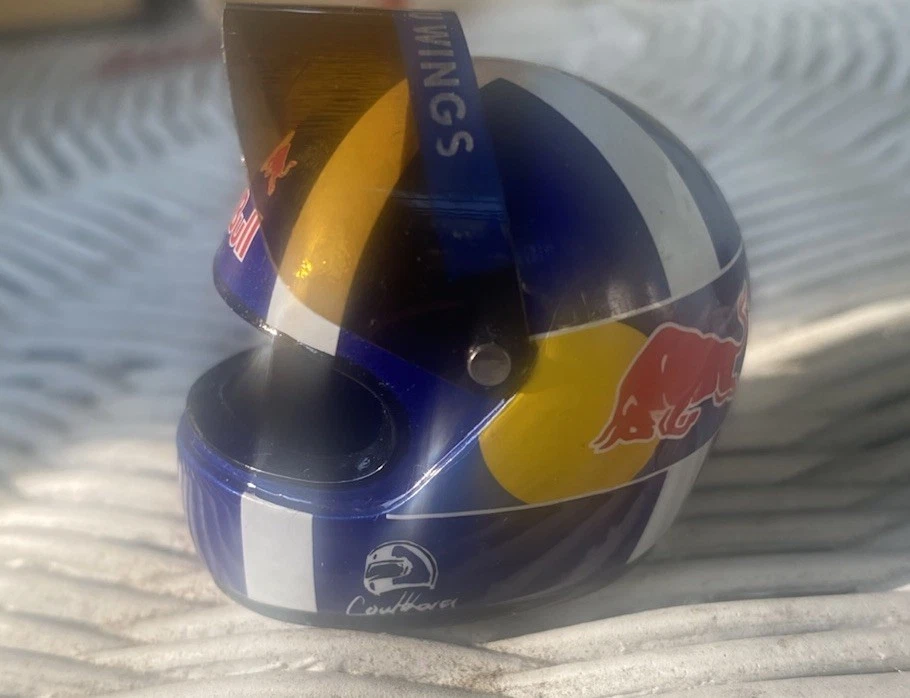 Red Bull Formula 1 Mini Helmet David Coulthard - Image 2 of 4