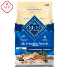 5 lbs Blue Buffalo Life Protection Formula Adult Dry Dog Food,Chicken Brown Rice