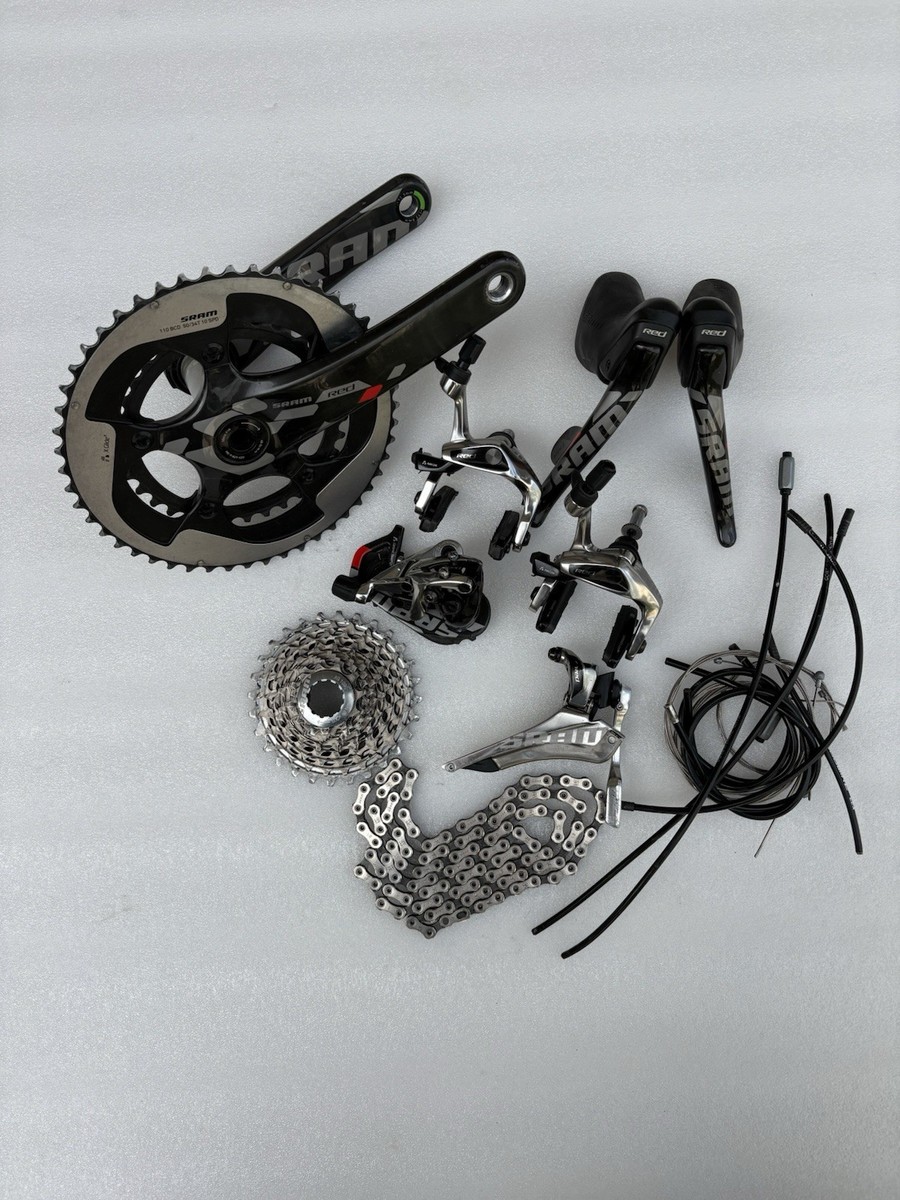 SRAM Red 2x10 -Speed Mechanical Rim Brake full group set. | eBay