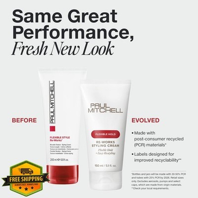 Paul Mitchell Re-Works Styling Cream Flexible Hold All Hair
