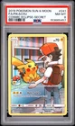 2019 Pokemon Sun & Moon Cosmic Eclipse Secret #241 Pikachu Full Art, PSA 8