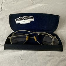 Antique Vtg B L Spectacles Glasses Small Bausch  Lomb For Frames ONLY As Is