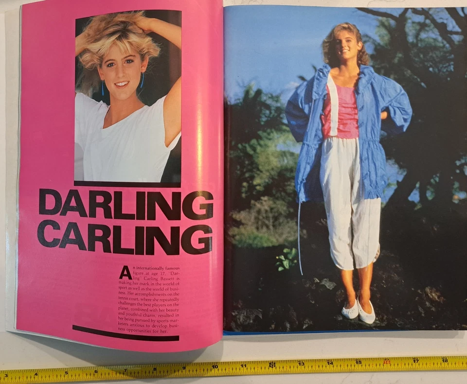 2 RARE PRO TENNIS racket racquet PROGRAM TORONTO TOURNAMENT atp wta 1985 1990  - Image 4 of 4