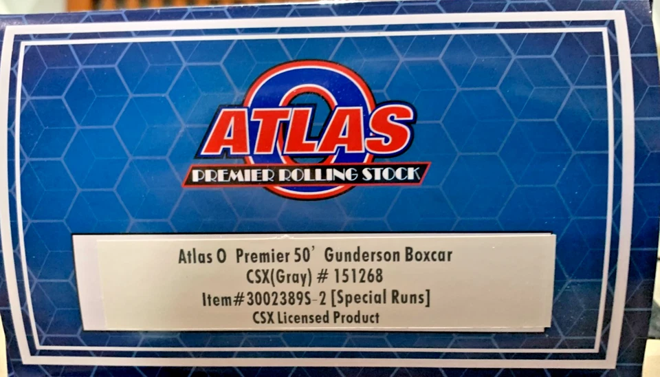 ATLAS 3002389S-2, CSX 50' High-Cube "Confederates" Boxcar, #151268, O Scale, New - Image 2 of 4