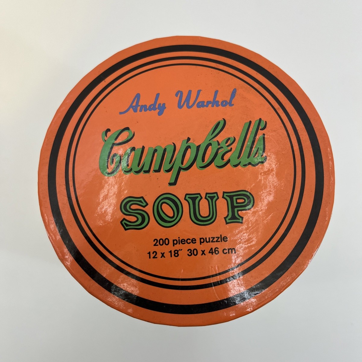 【アンディウォーホル】Campbell's Soup Puzzle 200ピース Andy Warhol Campbell's Soup Can 200 Piece Puzzle By Mudpuppy