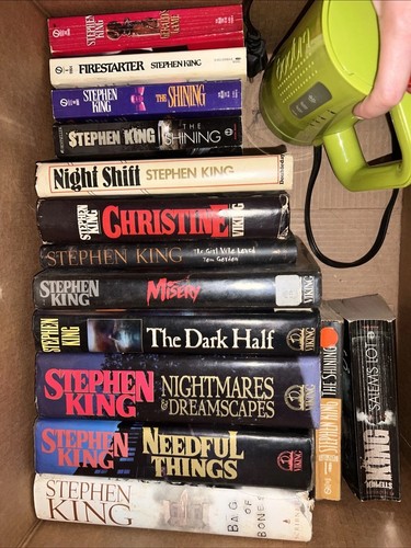 Vintage Lot of 14 Stephen King Hardback And Paperback Novels Books - Picture 1 of 1