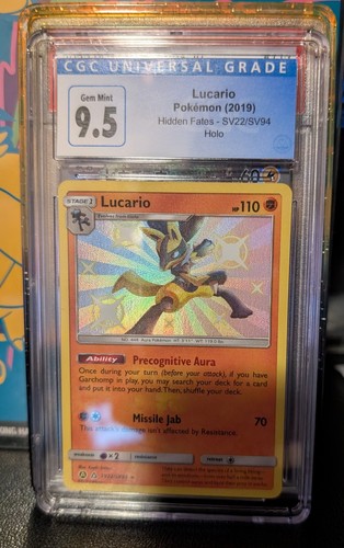 Lucario graded CGC 9.5 for sale on eBay