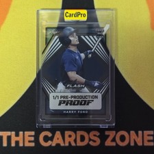 Leaf Flash 1/1 Pre-Production Proof Harry Ford Baseball Trading Card