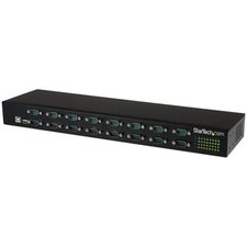 Image of Startech Usb To Serial Hub 16 Port Com Port Retention Rack Mount And Daisy Chain