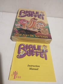 Bible Buffet Nintendo NES Game Box and Booklet Only No Game