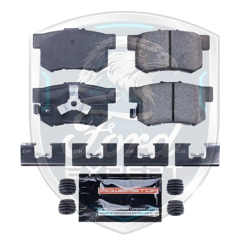 NUEVO OE Kit de pastillas de freno delanteras y traseras de cerámica para Honda 2007-2012 garantía de por vida Foto 3 de 4