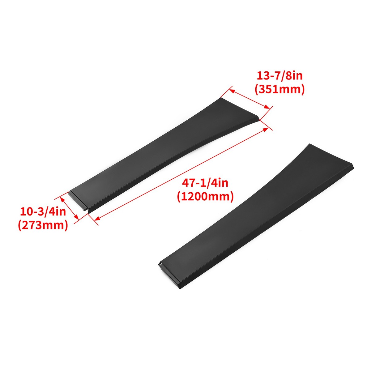 For Volvo VNL 2004-2016 #82286079 Pair Upper Cab Fairing Extension
