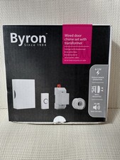 Byron Wired Doorbell Chime Kit with Transformer – White