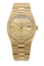 Rolex 18K Gold Oyster Quartz Day-Date President 19018 36mm - WGACA