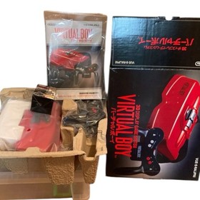 Nintendo Virtual Boy VB Console VUE-S-RA with Box and 6 Game Set, Tested
