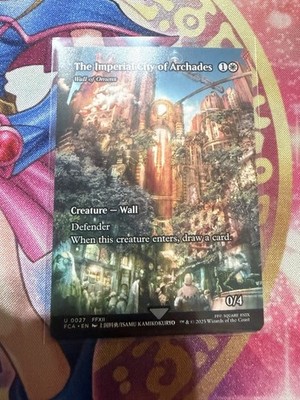 The Imperial City of Archades, Wall of Omens - FCA 0027 NM - MTG Magic