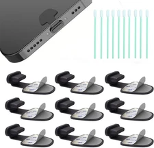 10 Pcs Anti Dust Plugs, Charging Dust Cover iPhone Dust Plug Charging Port Cover
