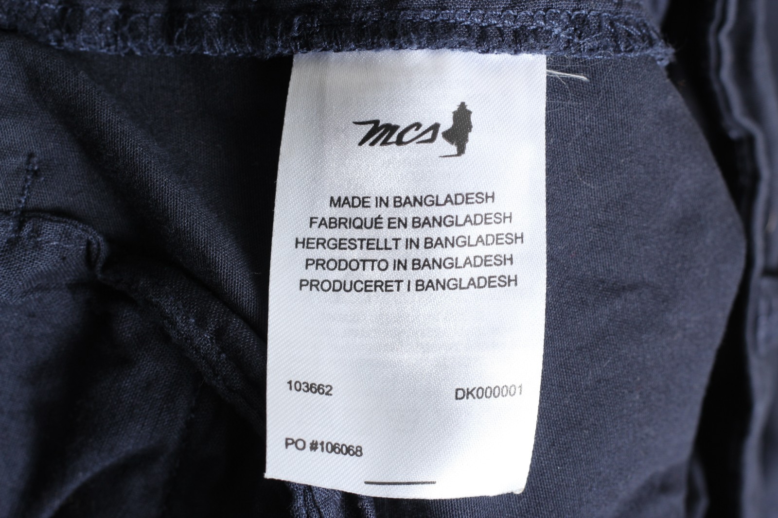 MCS Chino Shorts Men Size M Stretch Slim Tapered Fit DZ7412 image 8