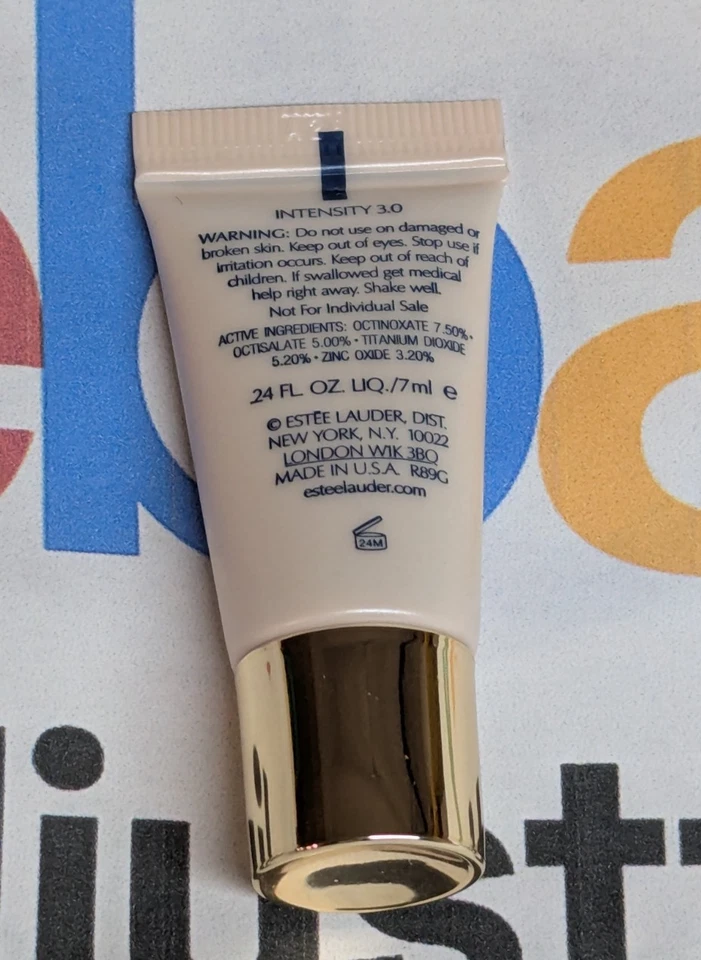 Estee Lauder DOUBLE WEAR ALL DAY GLOW BB MOISTURE MAKEUP Intensity 3.0 7ml SPF30 - Image 2 of 2