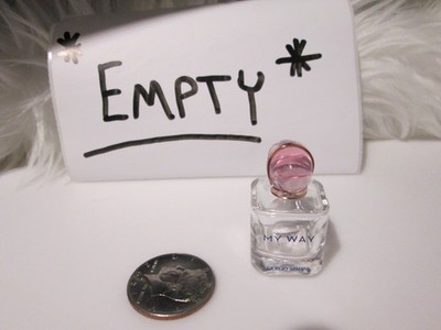 My way nectar giorgio armani EMPTY 0.23oz w/box Box 7ml  EMPTY CUTE NO JUICE!