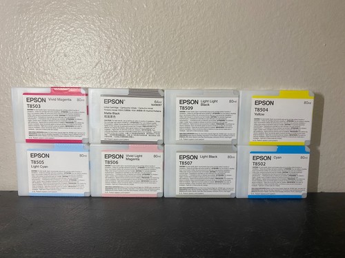 Epson SC-P800 Ink Lot, Used Mostly Full, Recently Removed 09/20/25. GOOD! - Picture 3 of 3