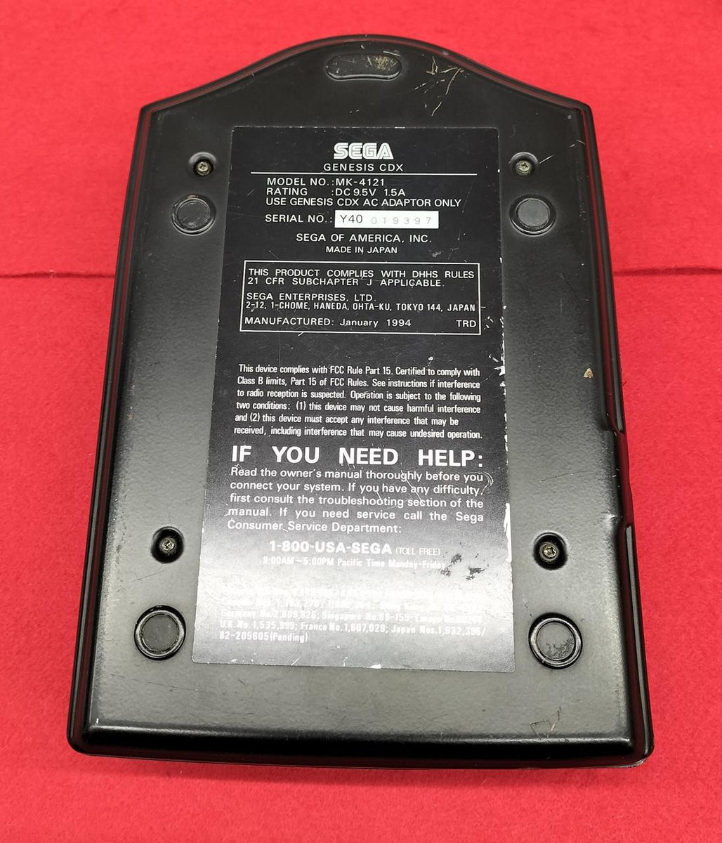 GENESIS CDX Model No. MK 4121 SEGA | eBay GENESIS CDX Model No. MK 4121 SEGA | eBay