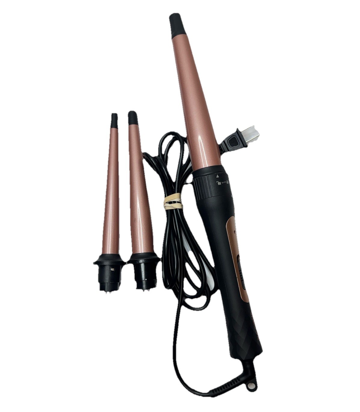 Jaeton Curling Iron Wand Set, 3 in 1 Interchangeable Hair Wands