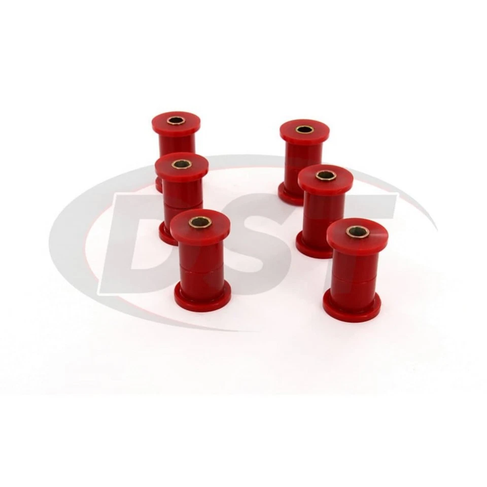 Prothane Spring & Shackle Bushings For GMC R1500 Suburban 1987-1991 Rear Red - Image 3 of 4