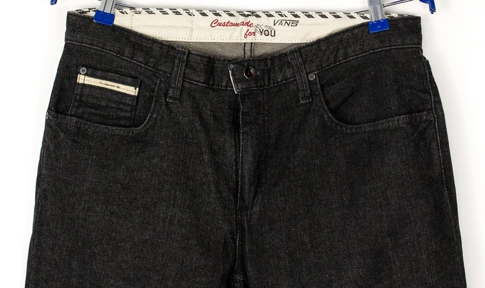 VANS Men Slim Straight Leg Jeans Size W31 L30 BDZ471 - Image 4 of 4