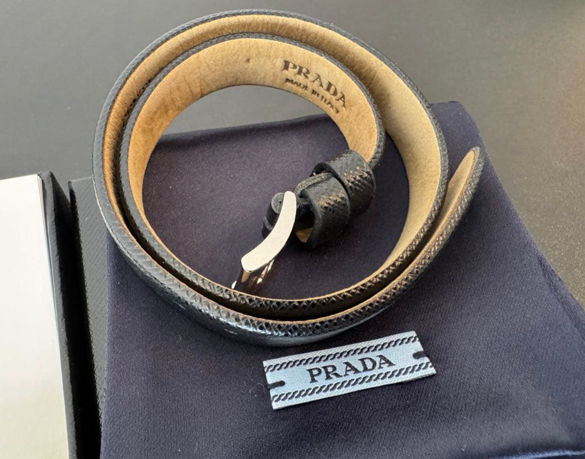 PRADA American Express AMEX Centurion Bracelet with Box Rare