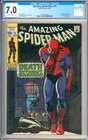 Amazing Spider-Man #75 Very Nice Silver Age Superhero Marvel Comic 1969 CGC 7.0