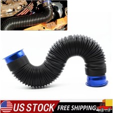Vehicle Cold Air Intake Duct Turbo Piping Tube 3 Inlet Flexible Adjustable Hose