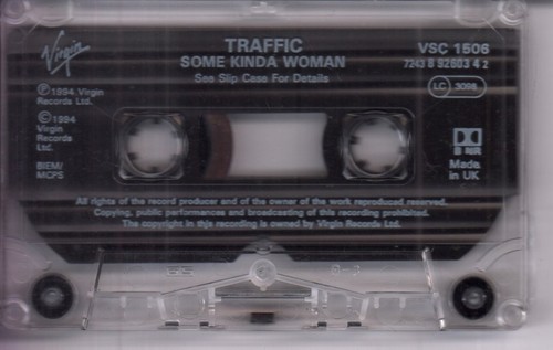 Traffic Some Kinda Woman cassette UK Virgin 1994 cassette single with card outer - Picture 3 of 3