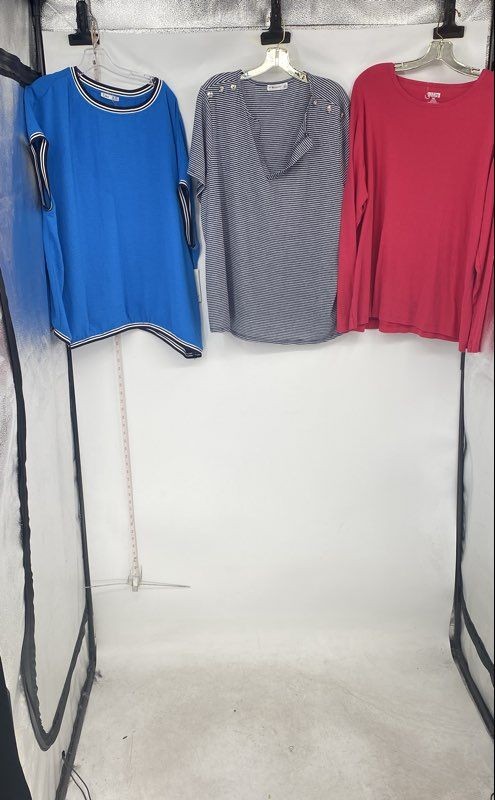 Duluth Dex 89th & Madison Womens Multicolor T-Shirt And Top Size 2XL/2X Lot Of 3