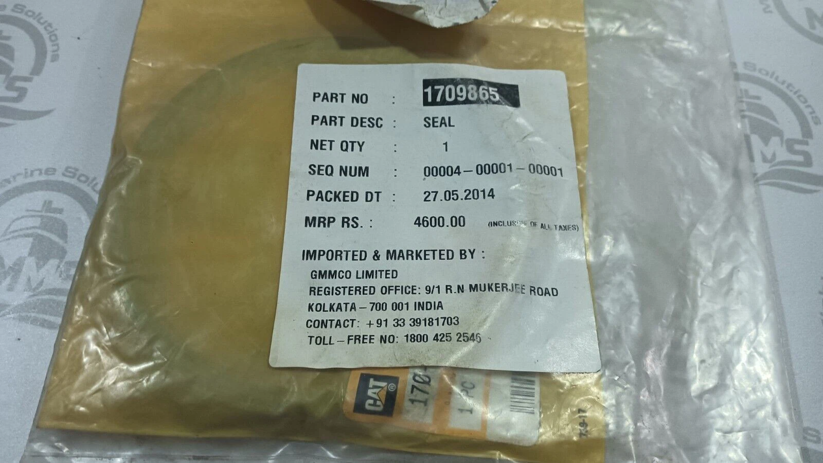 Caterpillar 1709865 Stamp | Original OEM | New Box Package