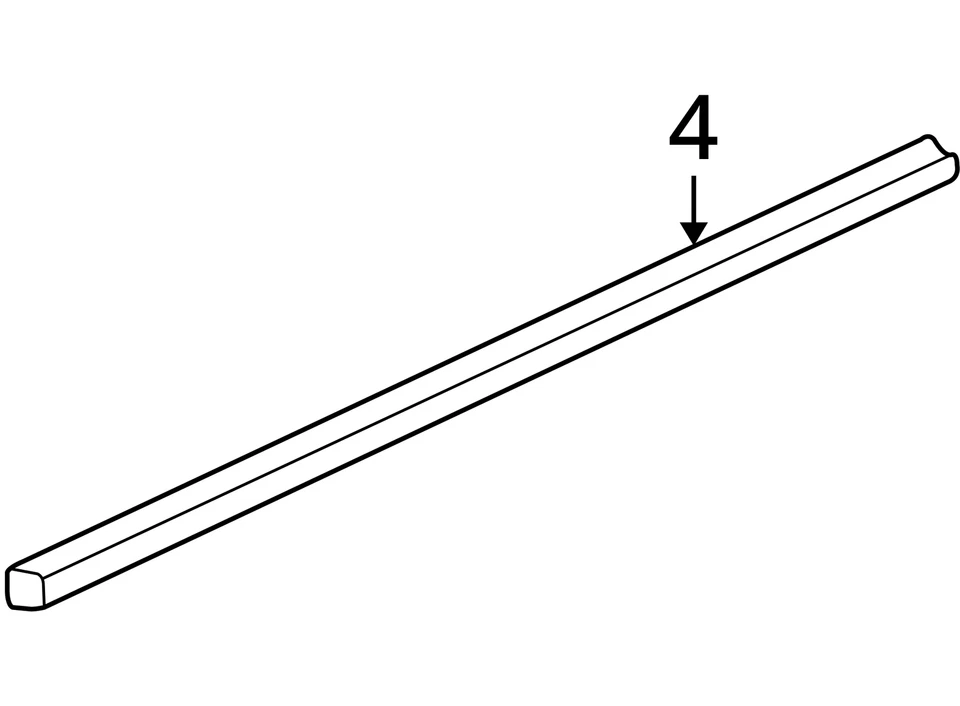 SE ADAPTA A TIRA DE SELLADO SATURN VUE 2002-2005 RR S/D WDO I 22730465 - NUEVO OEM Foto 3 de 3