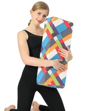 Aozora Yoga Bolster Pillow for Restorative Support Meditation, Carry Handle...