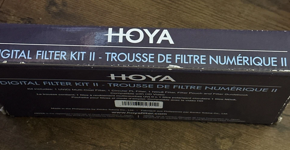 Genuine HOYA Digital Filter Kit II 37mm, UV, ND8, CPL, CIR-PL, polarizer, NEW - Image 4 of 4