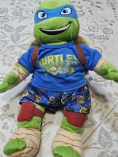 Teenage Mutant Ninja Turtles Build A Bear Leonardo with Shell Outfit Plush 18"