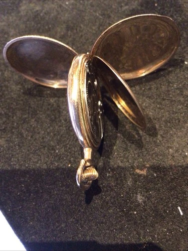 Antique 1914 Waltham  0s 7j  Pocket Watch 20yr GF Hunter Case