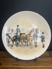 Vintage Ceramic Plate Crown Windsor England With Makers Mark No Chips Or Cracks